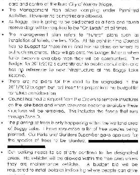 boggy council update