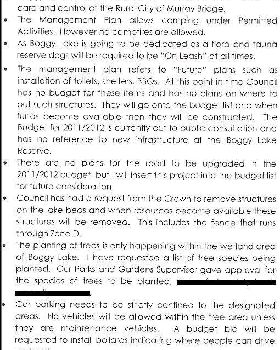 boggy council update 1