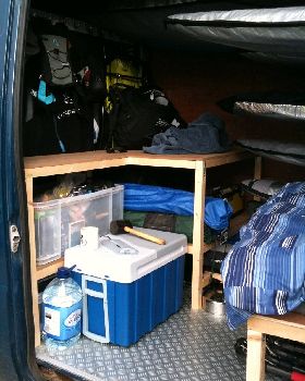 My Van Racking Set Up