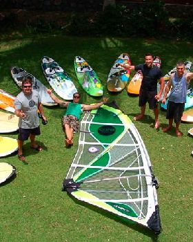 Core Boardsports board testing Maui 2011