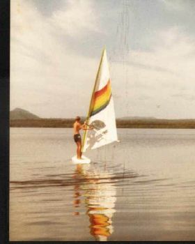 My first sailboard on my first day out