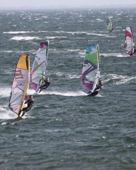 Testing out the 2012 North sails