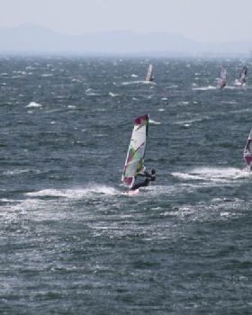 Testing out the 2012 North sails