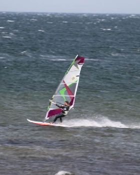 Testing out the 2012 North sails