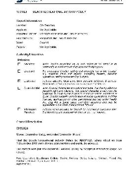 Stirling Beach Rec Policy 13/9/11