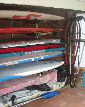 windsurfing shed