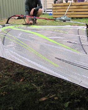 5.3 KA Kaos rigged on K3 Designs Battlestick 430 RDM mast