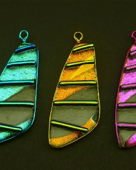 Glass sail pendants
