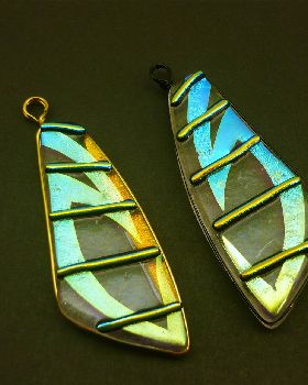 Glass sail pendants