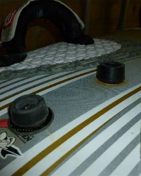 rubber stops for deep tuttle fin bolts