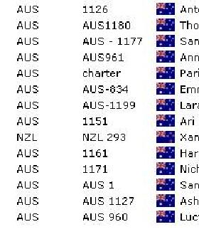 OAMPS Entry List