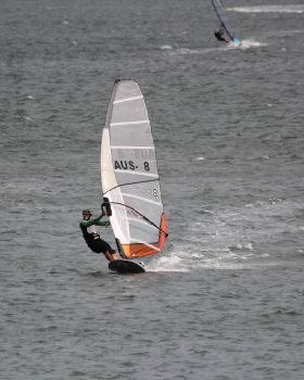 Windsurfing session 7th Jan 2012