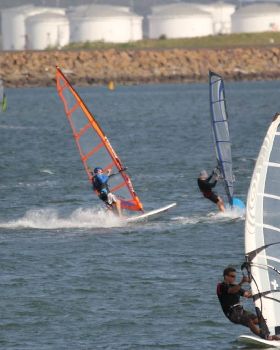 Windsurfing session 7th Jan 2012