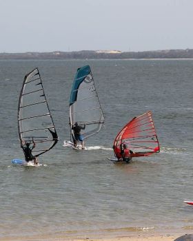 Windsurfing session 7th Jan 2012