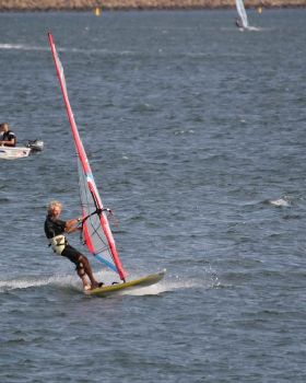 Windsurfing session 7th Jan 2012