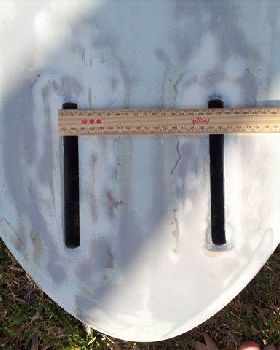 HiflyMadd 135L fin spacing