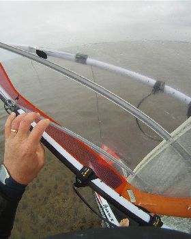 LAKE GEORGE SPEEDSAILING GOPR3106 GYBE EXIT