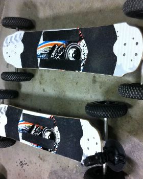 mountain board windsurfers