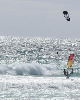 sharing the surf