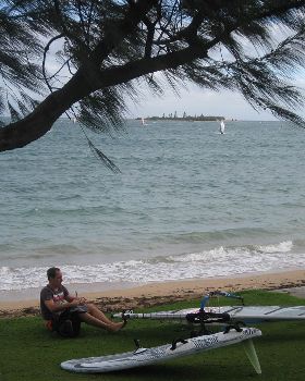 Anse Vata, Noumea - Great windsurfing location