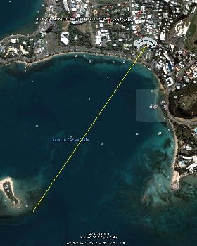 Anse Vata across the bay