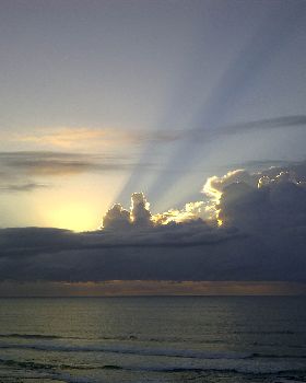 Sunrise over Merewether Beach 30th March 12