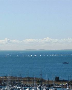 Laser finals. Girls fleet.