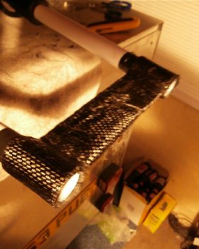 home made carbon wide tail