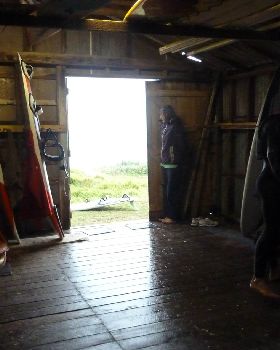 The gear shed