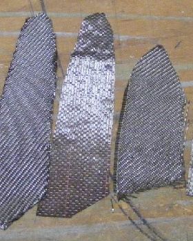 fin and carbon layers