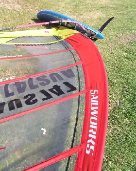 Sailworks 7.2m NPX rigged for 8 - 15kts for a 64kg sailor - problems?