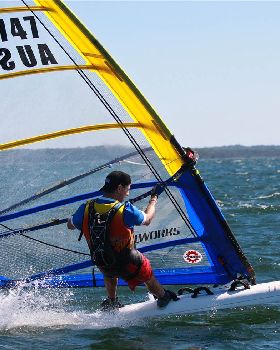 windsurfing