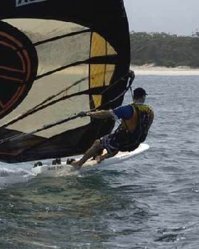 windsurfing