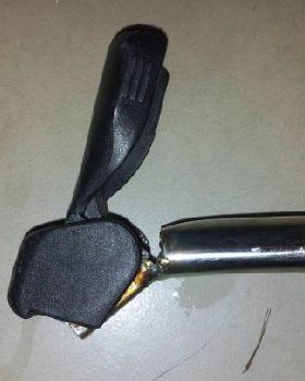 broken 3rd bar on harness