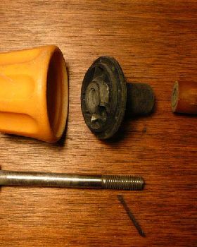 Wayler YPSI Mast Foot Disassembled