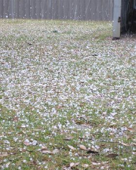 Lancelin Hail storm 2012