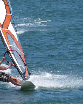 Windsurfing at Kyeemagh 19 November 2012
