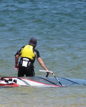 Windsurfing at Kyeemagh 19 November 2012