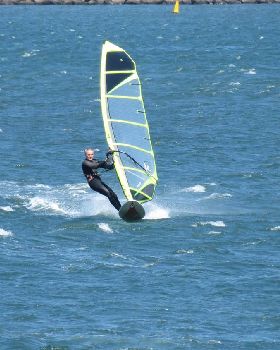 Windsurfing at Kyeemagh 19 November 2012
