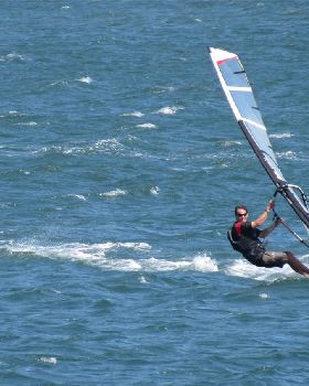 Windsurfing at Kyeemagh 19 November 2012