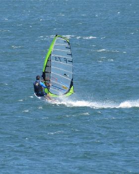 Windsurfing at Kyeemagh 19 November 2012