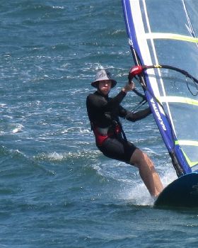 Windsurfing at Kyeemagh 19 November 2012
