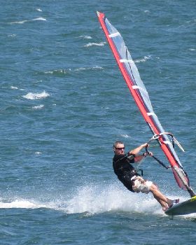 Windsurfing at Kyeemagh 19 November 2012