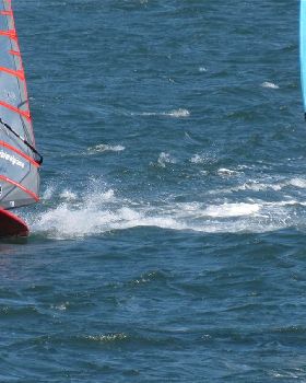 Windsurfing at Kyeemagh 19 November 2012