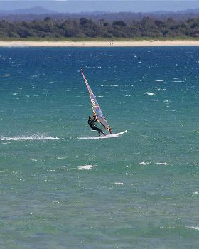 Clean south-wester over the flats
