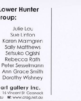 I will be having an exhibition of my work at Cessnock Regional Gallery Jan24th- Feb 24th 2013