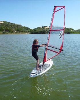 kids windsurfing