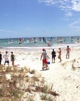 Panorama Shot of the start