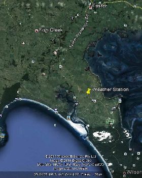 Yanakie weather station location
