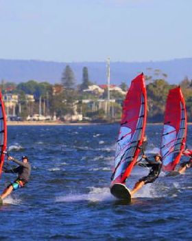 Wed slalom racing